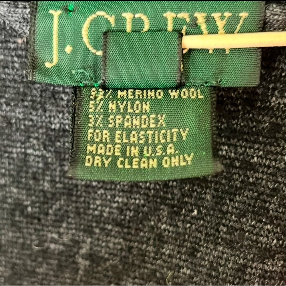 Vtg J.Crew Women’s Blazer Wool Knit Sz 2 Y2K Preppy Classic Sophisticated Comfy - Picture 5 of 5